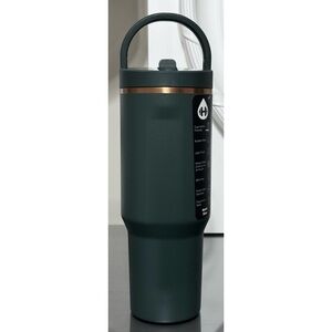 HydroJug 32oz Sport Water Bottle, PINE GREEN